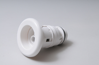 210-6120 - Jet Internal,WATERW,Adj.Poly,Roto,3-1/2 Inch Face,Smooth,White - 210-6120