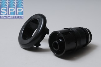 210-6121 - Jet Internal,WATERW,Adj.Poly,Roto,3-1/2 Inch Face,Smooth,Black - 210-6121