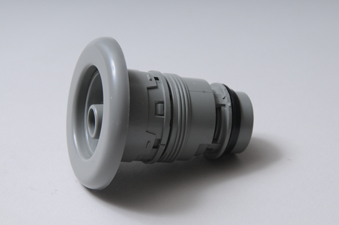 210-6127 - Jet Internal,WATERW,Adj.Poly,Roto,3-1/2 Inch Face,Smooth,Gray - 210-6127