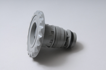 210-6177 - Jet Internal,WATERW,Poly Deluxe,Pulsator,4-1/4 Inch Lg Face,Gray - 210-6177