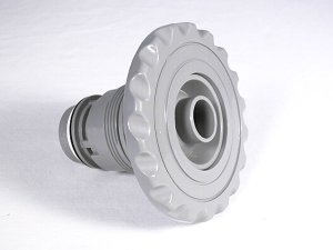 210-6187 - Jet Internal,WATERW,Adj.Poly,Directional,4-1/4 Inch Lg Face,Gray - 210-6187