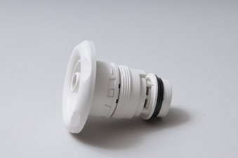 210-6510 - Jet Internal,WATERW,Adj.Poly,Roto,3-1/2 Inch Face,5-Scallop,White - 210-6510