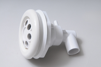 210-6670 - Jet Assy,WATERW,Power Storm,Massage,5 Inch Face,Smooth,White - 210-6670