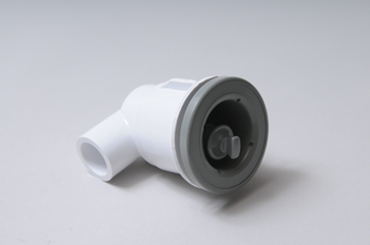 210-7017 - Jet Assy,WATERW,2-1/2 Inch Neck Jet,Push,Off/Pull,1/2 Inch S Ell Body - 210-7017