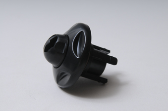 210-8431 - Jet Internal,WATERW,Adj Mini,Pop-Out Neck Jet,Pulsator,Black - 210-8431