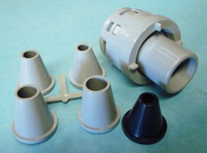 210-8757 - Jet Internal,WATERW,Standard Poly,Monster Caged,1 Inch Nozzle,Gry - 210-8757