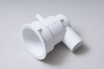 211-5910 - Jet Body,WATERW,Poly,3/8 Inch B Air x 3/4 Inch S Water,L/Wall Fitting - 211-5910