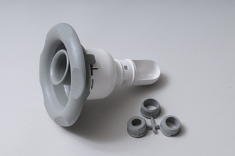 212-2057 - Jet Internal,WATERW,Whirlpool,Adjustable,5 Inch Face,5-Scllp,Gray - 212-2057