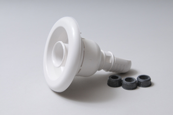 212-2060 - Jet Internal,WATERW,Whirlpool,Adjustable,5 Inch Face,Smooth,White - 212-2060