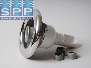 212-2067S - Jet Internal,WATERW,Whirlpool,Adj,5 Inch Face,Smooth,Gray,SS Esc - 212-2067S