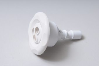 212-7800 - Jet Internal,WATERW,Mini Storm,Massage,3 Inch Face,5-Scallop,Wht - 212-7800