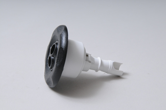 212-7801 - Jet Internal,WATERW,Mini Storm,Massage,3 Inch Face,5-Scallop,Blk - 212-7801