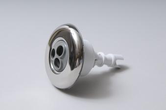 212-7807S - Jet Internal,WATERW,Mini Storm,Massage,3 Inch Face,Smooth,Gray - 212-7807S