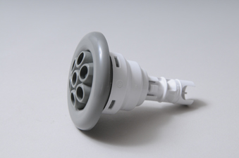 212-8027 - Jet Internal,WATERW,Poly Storm,Massage,3-3/8 Inch Face,Smooth,Gry - 212-8027