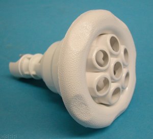 212-8030 - Jet Internal,WATERW,Poly Storm,Massage,3-3/8 Inch Face,5-Scallop, - 212-8030