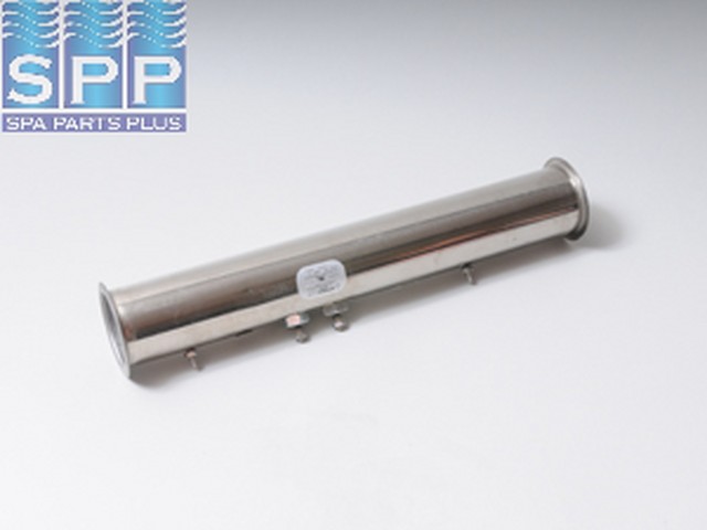 26-0071 - Heater Assy,HYDROQ,Flo-Thru,SS,5.5kW,240v,2 Inch x 15 Inch ,Less P/S - 26-0071