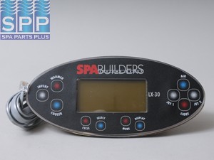 3-00-0049 - Spa Side Cntrl,Electr,SPA BLDR,LX-30,11BTN,LCD(2 Pump & Bl) - 3-00-0049