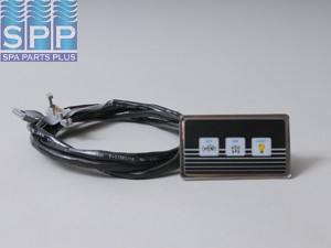 3-00-0147 - Spa Side Cntrl,Electr,LEN_GO,LX20,3BTN Aux,6'Ribbon Cable - 3-00-0147