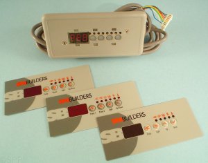 3-00-7218 - Spa Side Cntrl,Electr,GECKO,TSC-18(Kit),4BTN,LED,1 or 2 Pump - 3-00-7218