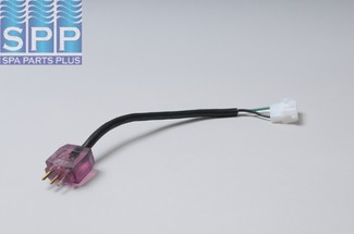 30-1200-L6 - Cord,Blower Adapter,HYDROQ,4Pin Amp to Lighted,6 Inch (Dk Violet) - 30-1200-L6