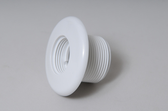 30-3701 - Jet Wall Fitting,ITT,Micro Jet,2-1/2 Inch Face,White,1 Inch FPT ID x - 30-3701