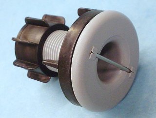 30388-GRY - Sensor Mount,BALBOA,Thru-Wall,3/8 Inch Bulb,Gray(Wet-Well) - 30388-GRY