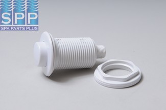 3071 - Air Button,G/GIND,Raised Btn,1-1/2 Inch H,1-3/4 Inch F,2-1/8 Inch L,White - 3071