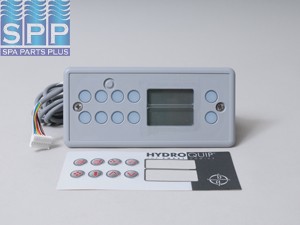 34-0190 - Spa Side Cntrl,Electr,HQ,HT-2,8BTN,LCD,10'Cbl,8 Pin JST Conn - 34-0190