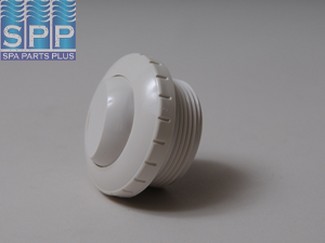 400-1410A - Return,WATERW,Slotted Eyeball Fitting,1-1/2 Inch MPT,White - 400-1410A