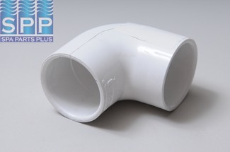 406-015 - Fittings PVC,90 Degree Ell,HUGHES,1-1/2 Inch S x 1-1/2 Inch S - 406-015
