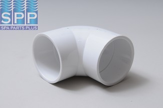 406-020 - Fittings PVC,90 Degree Ell,HUGHES,2 Inch S x 2 Inch S - 406-020