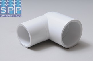 409-015 - Fittings PVC,90 Degree Street Ell,HUGHES,1-1/2 Inch S x 1-1/2 Inch Spg - 409-015