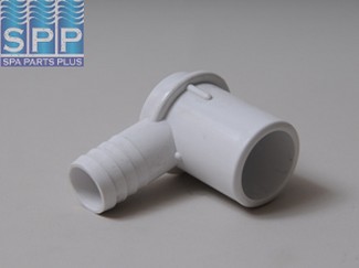 411-3490 - Fittings PVC,Barb,WATERW,1 Inch Spg x 3/4 Inch RB,Ell - 411-3490