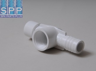413-1840 - Fittings PVC,WATERW,1-1/2 Inch S x 3/4 Inch B x 3/4 Inch FTP Tee Sensor - 413-1840