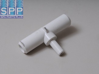 413-1850 - Fittings,PVC,Barbed Tee Adapter,WATERW,3/4 Inch SBx3/4 Inch SB3/8 Inch SB - 413-1850