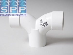 413-2320 - Fitting,PVC,Sanitary Tee,WATERW,2-1/2 Inch S x 2-1/2 Inch S x 2-1/2 Inch S - 413-2320