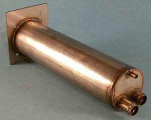 42-1000B - Heater Manifold(Hot Springs)SS,4 Inch x 4 Inch Sq Flange,11.63 Inch Long - 42-1000B