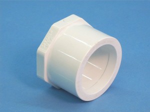437-251 - Fittings PVC,Reducer Bushing,2 Inch Spg x 1-1/2 Inch S - 437-251