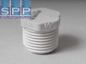 450-005 - Fittings PVC Plug,HUGHES,1/2 Inch MPT - 450-005