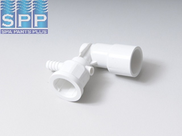 46927300 - Jet Body,AMERIC,Euro Jet,3/8 Inch RB Air x 3/4 Inch S Water,90 Deg Ell - 46927300