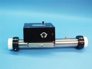 48-8300-00 - Heater Assy, Flo-Thru, SS, 5.5kW, 240V, 2 Inch x 15 Inch L, Incl: Pres Switch - 48-8300-00