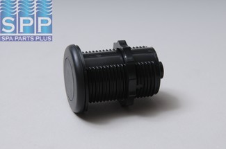 50-00602 - Air Button,THERMR,Flush Btn,1 1/4 Inch H,1-5/8 Inch F,2 Inch L,Black - 50-00602