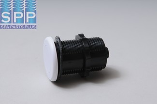50-00604 - Air Button,THERMR,Flush Btn,1 1/4 Inch H,1-5/8 Inch F,2 Inch L,Wht - 50-00604