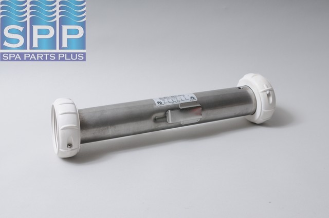 50089 - Heater Assy,BALBOA,Flo-Thru,SS,1.5kW,120V,2 Inch x 15 Inch ,w/ - 50089