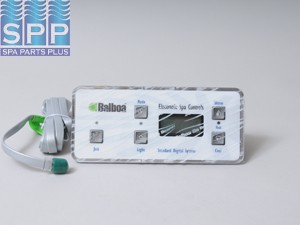 51452 - Spa Side Cntrl,Electr,BALBOA,VL701S,Ser Std,5BTN,LCD,7'Cbl - 51452