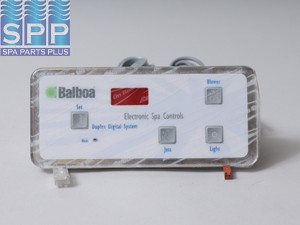 51895 - Spa Side Cntrl,Electr,BALBOA,ALB100,Dig Duplx,4BTN,LED,7'Cbl - 51895