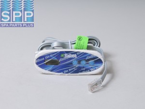 52487 - Spa Side Cntrl,Electr,BALBOA,VL200 Mini-Oval,3BTN,LCD,7?Cbl - 52487
