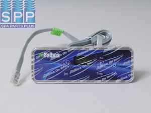 54135 - Spa Side Cntrl,Electr,BALBOA,VL401,Lt Duplex,3BTN,LCD,7'Cbl - 54135