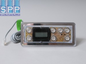 54144 - Spa Side Cntrl,Electr,BALBOA,Serial Std,7BTN,LCD,No Overlay - 54144