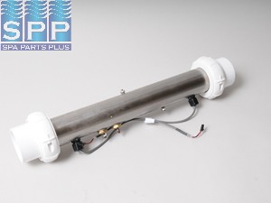 58118 - Heater Assy,BALBOA(M7)VS/EL,Flo-Thru,S/S,3.0kW,240V,2 Inch x 15 Inch - 58118
